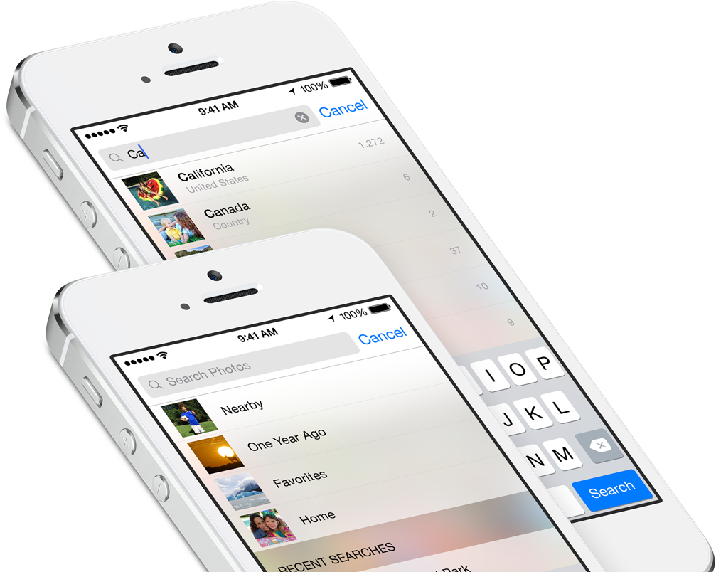 iOS8スマート検索機能イメージ