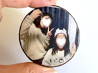 Fueruアルバムの写真を印刷したバレンタインプリントクッキー